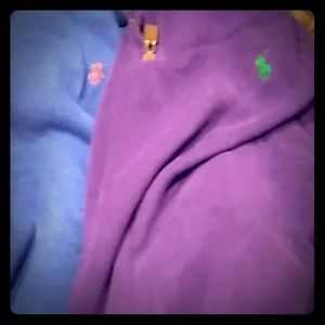 2 sweatshirts Polo, zip up collared